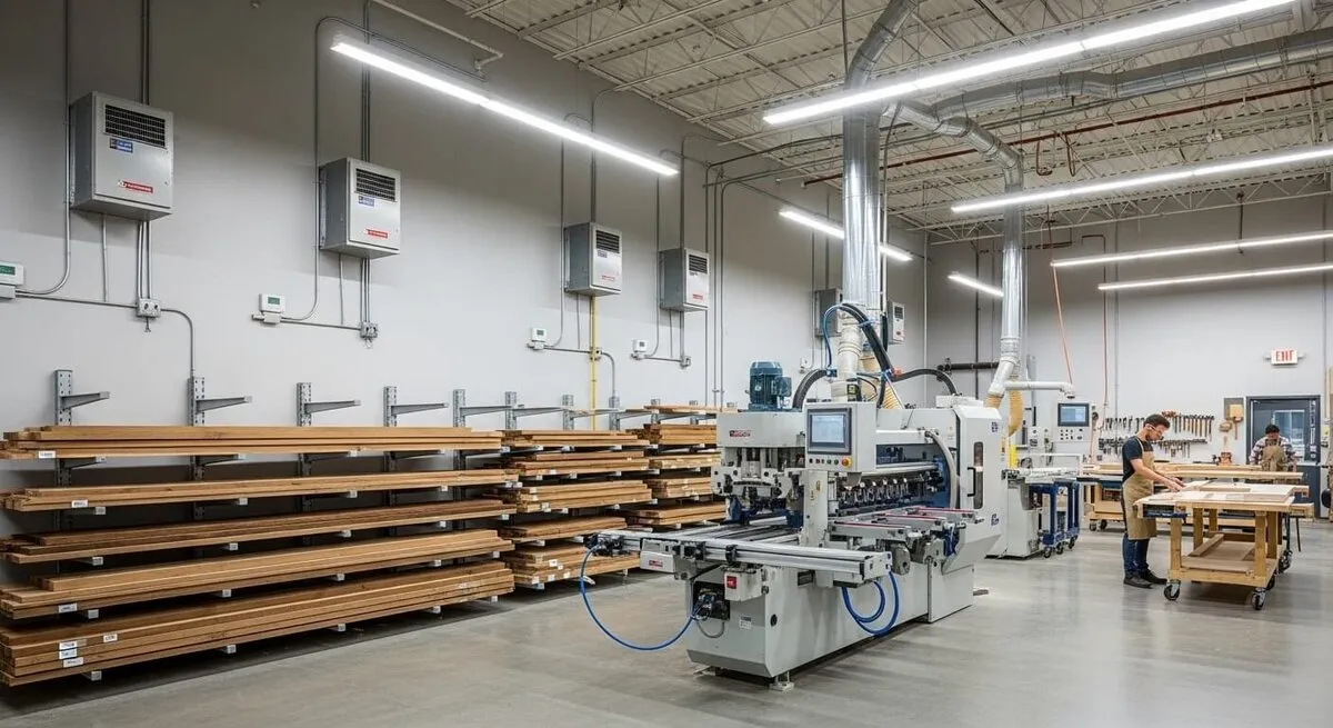 Inside the JZ Custom Woodwork shop in Sarasota